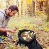 Mushroom Hunting Bag Outdoor Mushroom Picking Bag Lightweight Harvest Mushroom Basket for Camping, Travel, Hiking