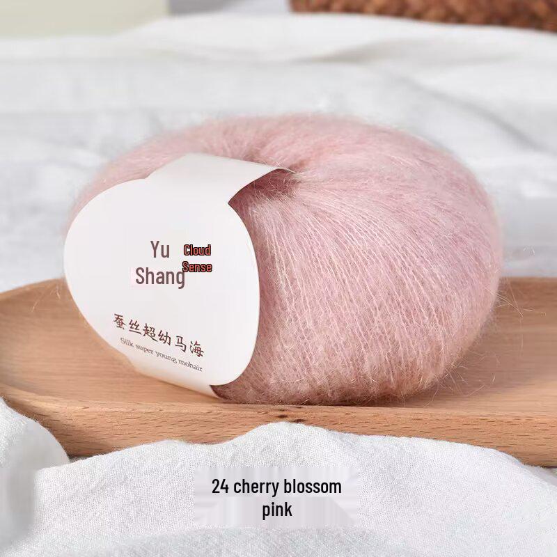 Silke Baby Alpaca Ullgarn 20g Nøste for Strikking Hekling - Lettvekt for Vår- og Høstyttertøy, Gensere og Skjerf