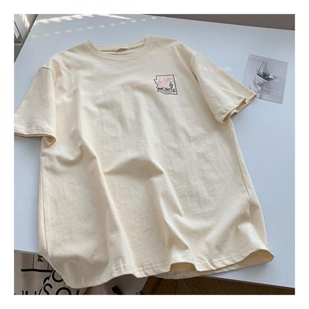 Navava Simple Daily PrinT ShorT Sleeve T shirT nT1516