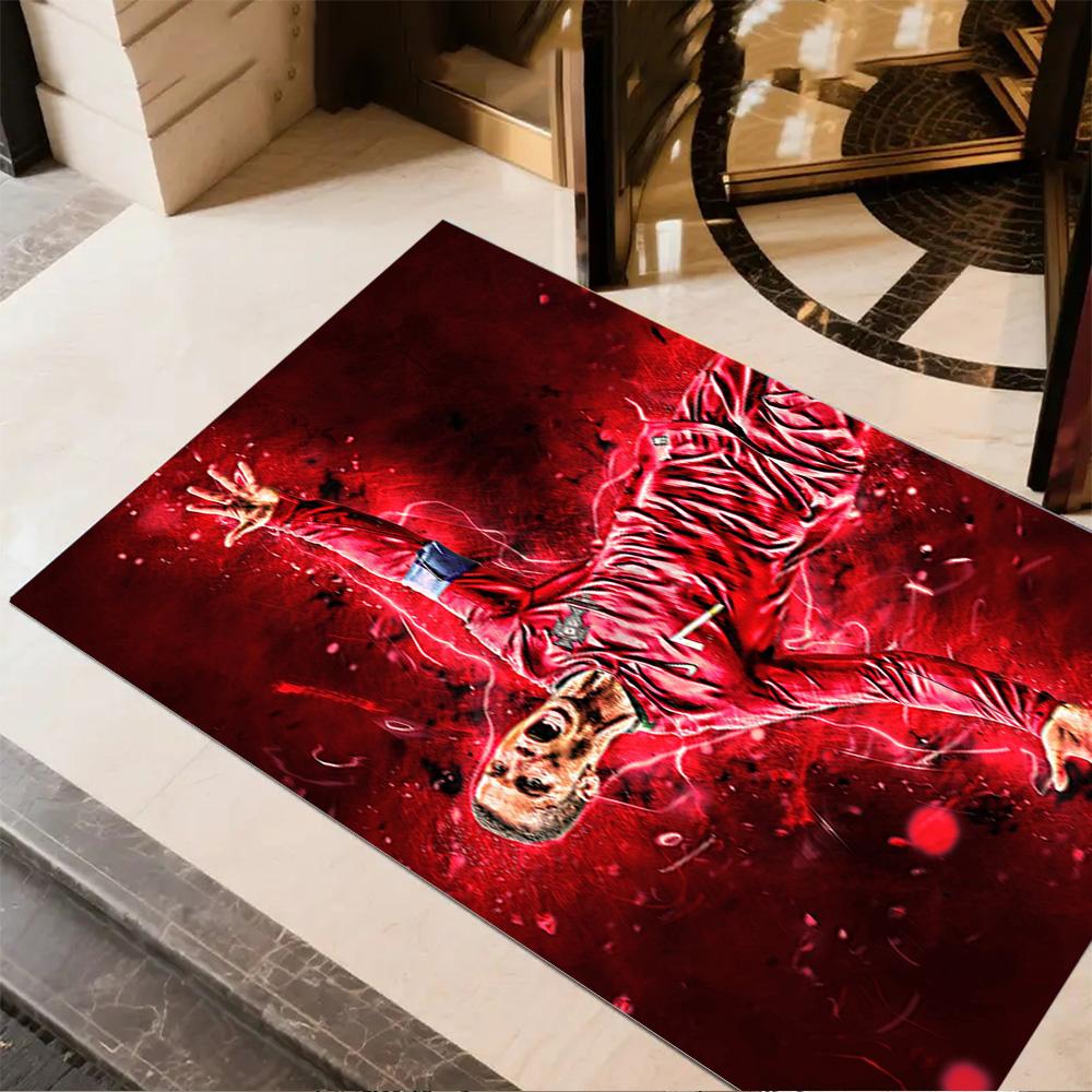 Barcelona Player Celebration Area Rug Perfect for Kitchen Playrooms Outdoor Entryway Anti-slip Rug Anime Office Decor Perfect Gift for Women/Men