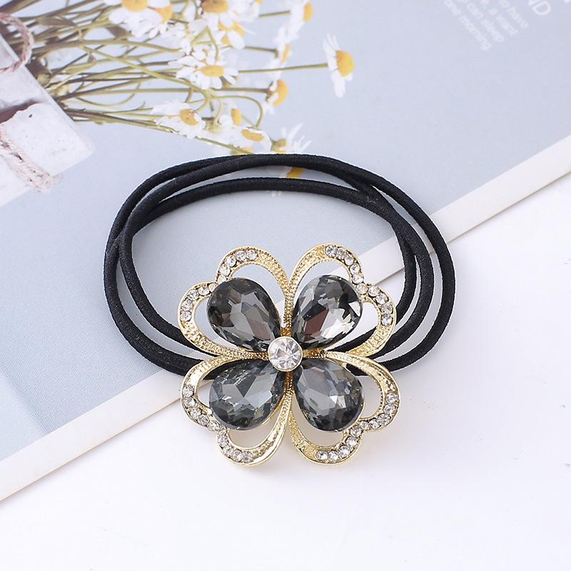 Niedliche Klee Elastische Haarbänder für Mädchen 1 Stück Damen Haaraccessoires