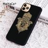 MaiYaCa Hamsa Hand Amulett Psychedelische Handyhülle Für iPhone 17 Air 16 15 plus 11 12 13 14 pro max coque