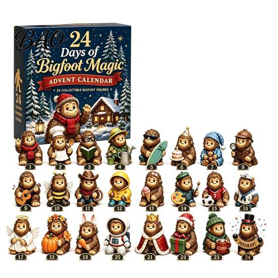 Christmas Advent Calendar 2026 Calendar, 24-Day Acrylic 2D Ornament Set with Secret Santa Gifts for Pet Lovers Animal Figures, Tree Hanging