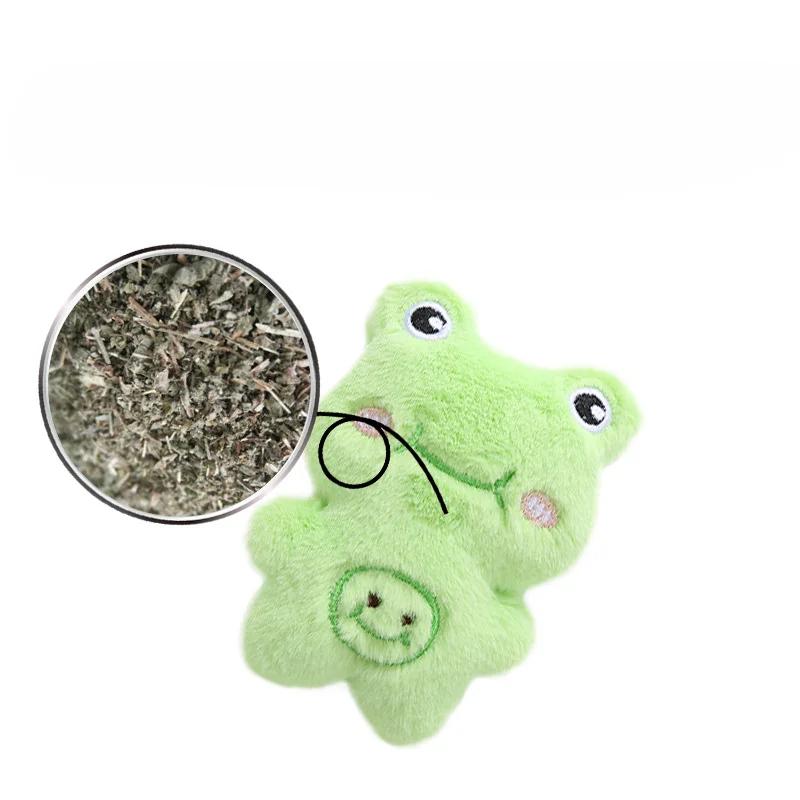 Cartoon Plush Toy for Cats, Self-biting, Animal Form, Mint Included, Pet Supplies, Interactive Pet Products