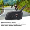 Helmet Intercom Headset Stable Communication CVC Noise Reduction Lightweight Motorcycle Bluetooth Headset for Outdoor Sports