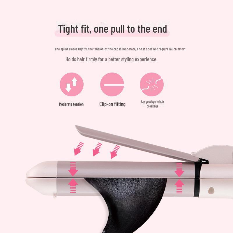 Kangfu Dual-Purpose Mini Curling & Straightening Iron for Hair Care