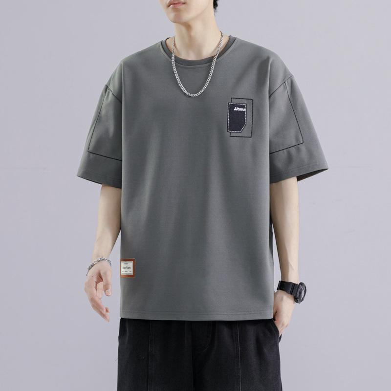 Summer T-Shirts Men Wearing Big Oversized Tshirts Male Plus Size 8XL T-Shirts Boy Young Tee Tops High Street Clothing