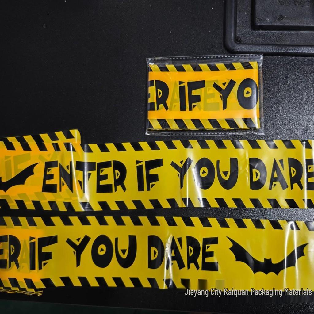 Halloween Haunted House Barrier Tape for Decorations