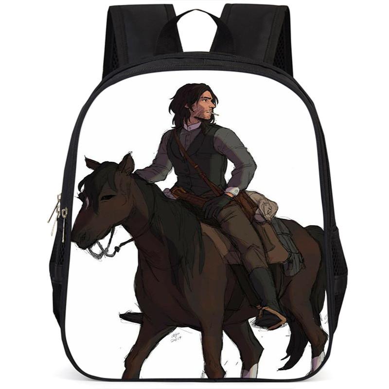 Durable Large Capacity 15-inch Oxford Cloth School Backpack For Kids Unisex