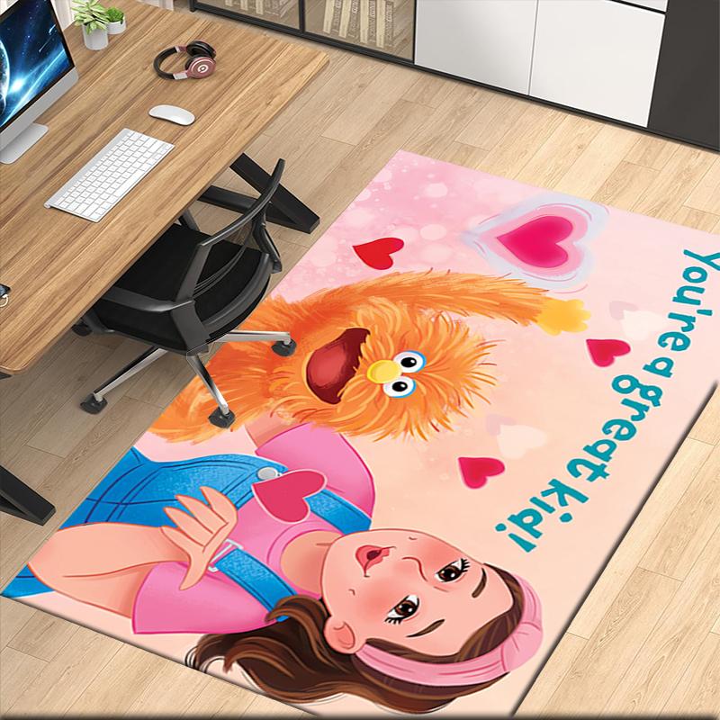 Ms. Rachel Printed Carpet, for Office Chair Living Room Bedroom Kitchen Room Decor Gifts.