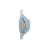 Coach Charter 34 Solid Color Embossed Logo Classic Floral Fabric Chest Bag Waist Bag Large Unisex Bags Blue CJ825-PBU