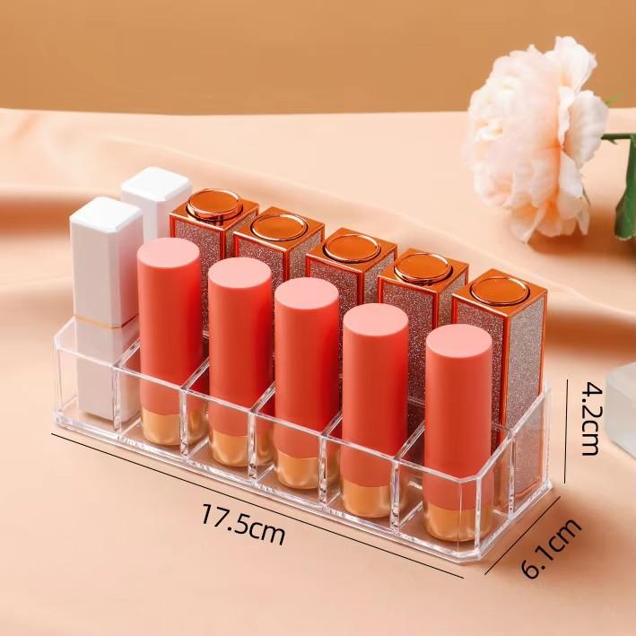 Multifunktionale Lippenstiftständer-Hülle, Make-up-Organizer, Aufbewahrungsbox, Lippenstift-Display-Ständer, Kosmetik-Schmuck-Organizer-Box