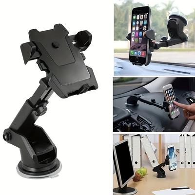 1 Einziehbarer Navigationshalter | Spinnen-Style Saugnapf Auto-Halterung, Multifunktionaler Universeller Fahrzeug-Telefonhalter, Hergestellt aus ABS