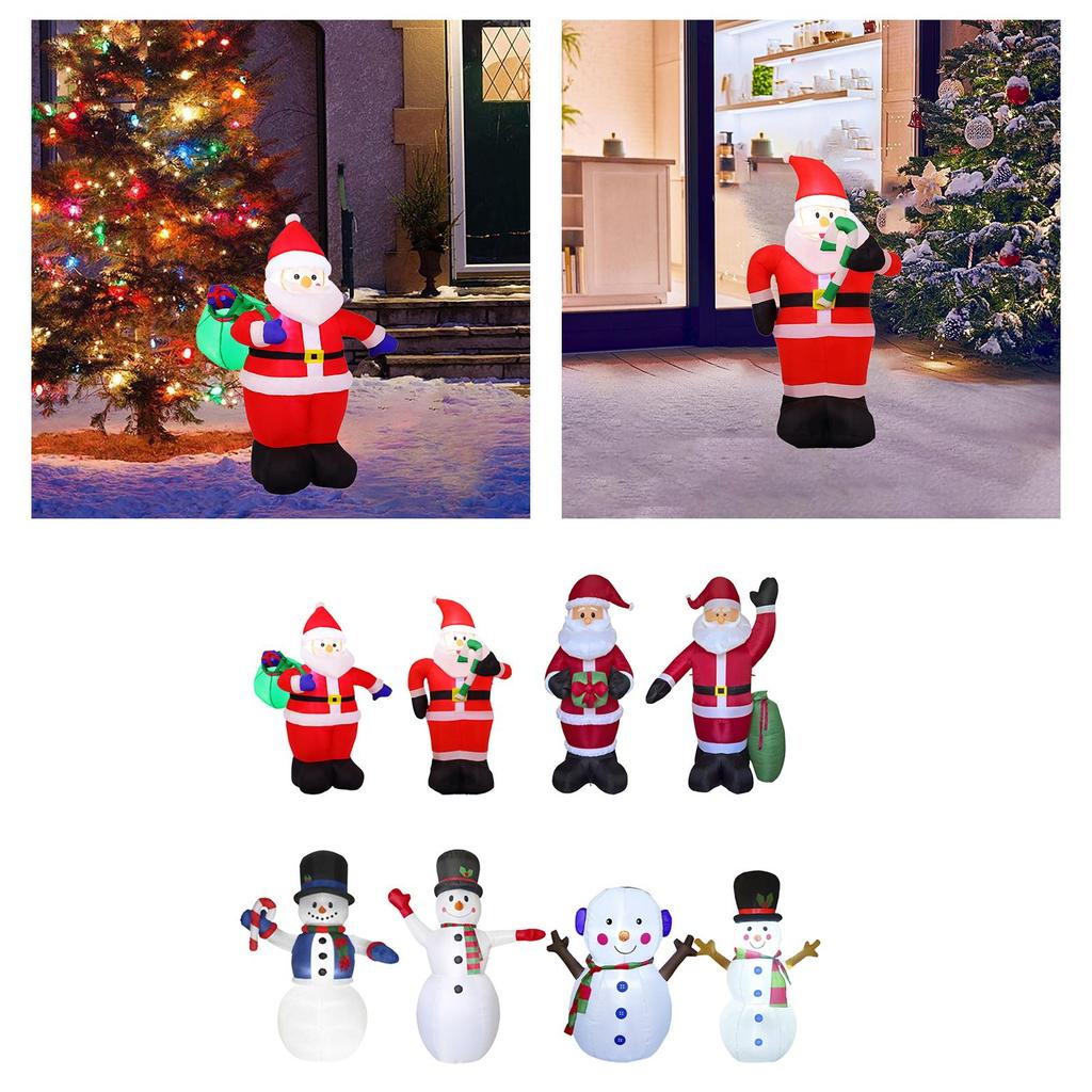Christmas Inflatable Decoration Xmas Inflatable Decor for Yard Lawn Vacation