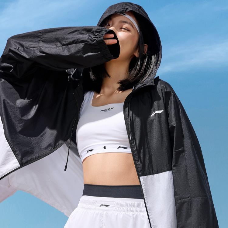 Li-Ning Ice Silk UV Protection Cool Technology Lightweight Quick-Dry Breathable Hooded Sun Protection Clothing Unisex Outerwear AFDU831-4