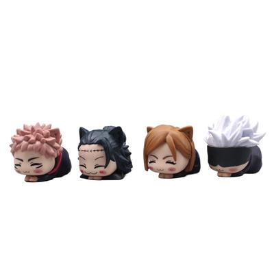 4 sztuk/partia Jujutsu Kaisen figurka zabawka Geto Suguru Satoru Gojo pcv Anime statua kolekcja figurek Model stacjonarny