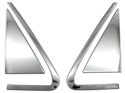 Finish Stainless Steel Plated Pillar Panels for the Hijet Jumbo Truck Ultra-Mirror (4-Piece Set) (S500P, S510P) (Late Model) [PIL-SIL-448]