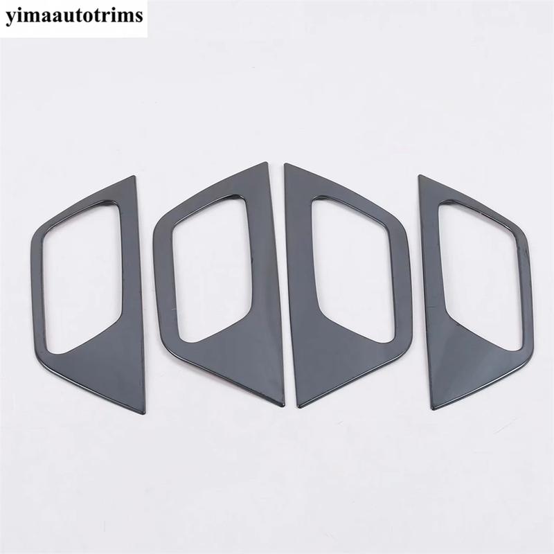 Car Inner Door Handle Bowl Frame Decoration Sequ Cover Trim For Peugeot 3008 5008 GT 2017 - 2025 Stainless Steel Accessories