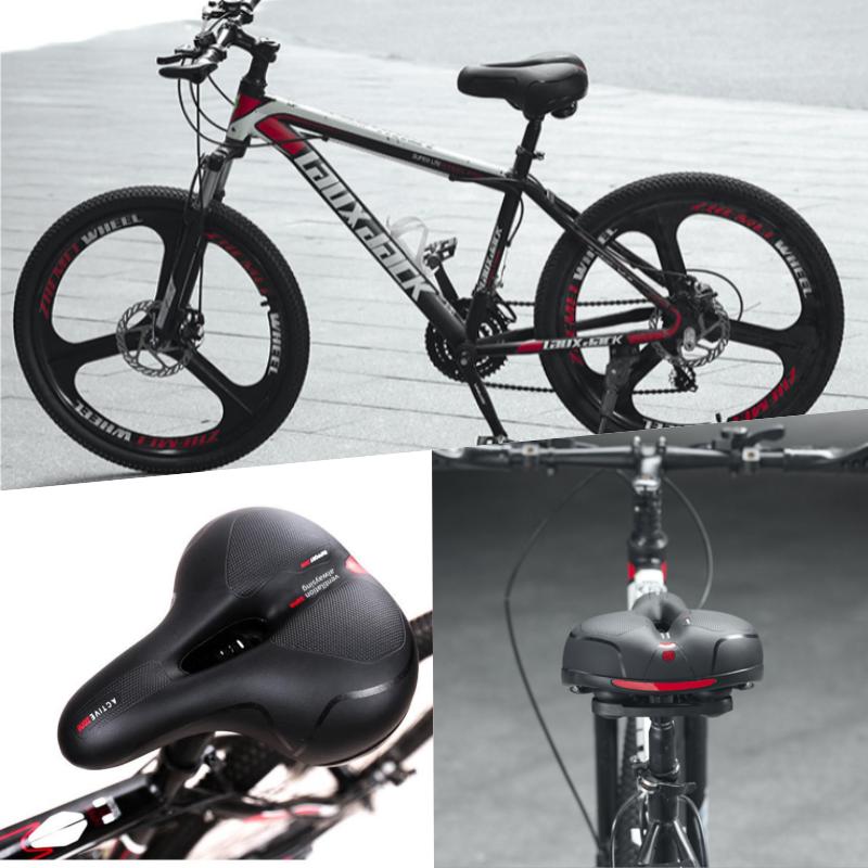 Comfortable Bicycle Seat, Shock-Absorbing Spherical Memory Foam Moisture-Proof Bicycle Seat, Suitable for Various Bicycles
