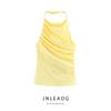 Jnleaog Spring New Arrival Women's Clothing Fashion Style French Fashion Pleated Design Stretch Tops 5039351