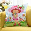 Cute S-Strawberry S-Shortcake-Girl Various Sizes Square Pillow Case For Car Home Bedchamber Decor