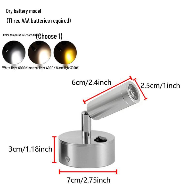 Wireless Jewelry Display Spotlight with Battery