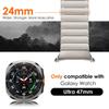 Luxusní kovový řemínek ze slitiny titanu bez mezery pro Samsung Galaxy Watch 47mm Ultra 2026 Pánský dámský řemínek pro Galaxy Watch Ultra 2026