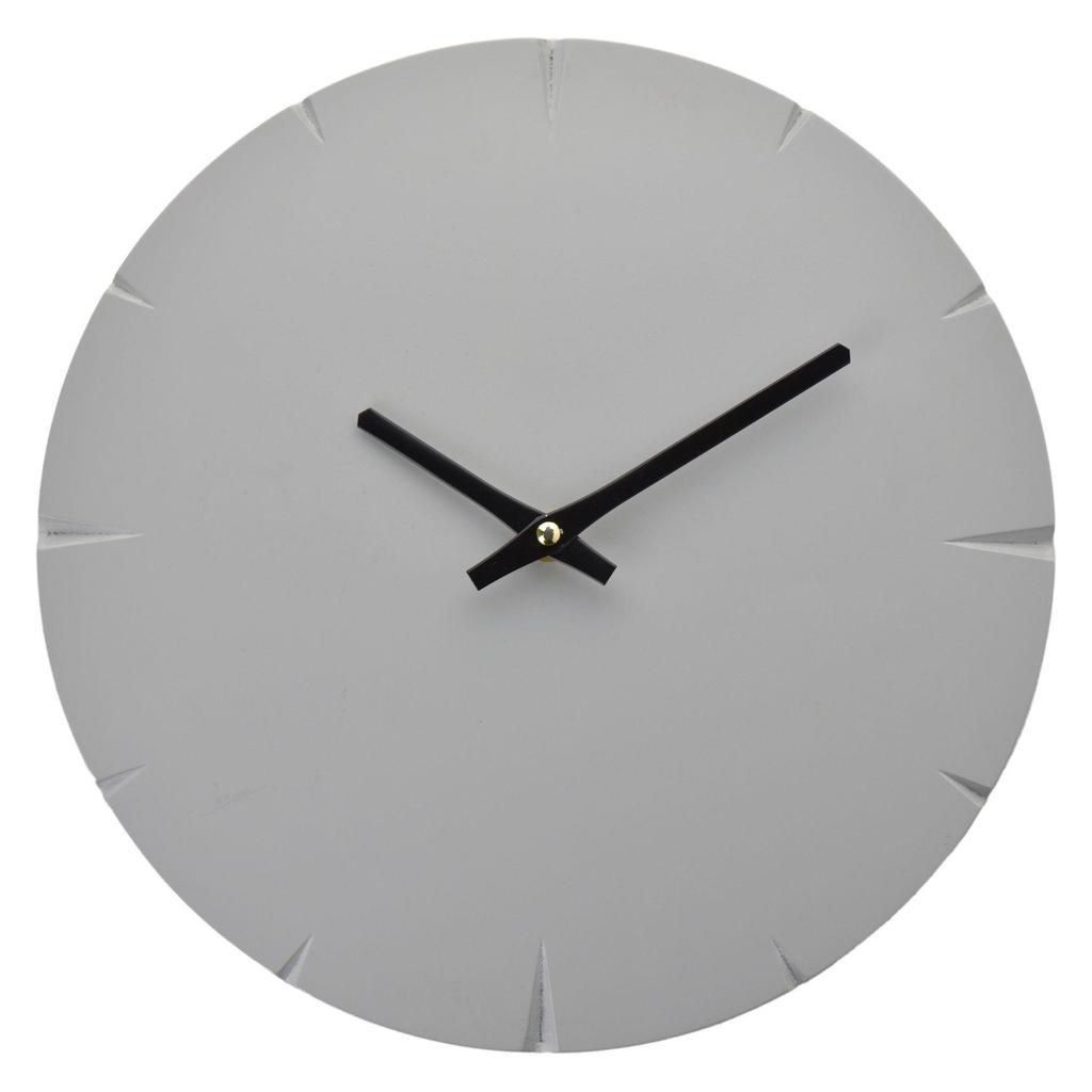 Interval Klokke i sementlook - 30cm
