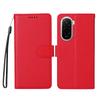 For Xiaomi Poco M7 4G (169mm) Case RFID Blocking 3 Card Slots PU Leather Phone Cover with Wrist Strap