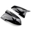 1 Pair Rearview Mirror Cover Side Wing Rear View Mirror Case Covers Glossy Black For BMW F20 F21 F22 F30 F32 F36 X1 F87 M3