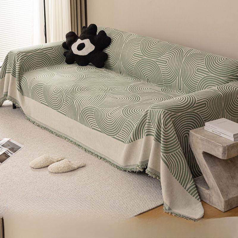 Sofa Towel All-season Universal Cover Cloth with Full Cover and Double-sided Use, Chenille Universal Cover, Anti Cat Paw Sofa Mat