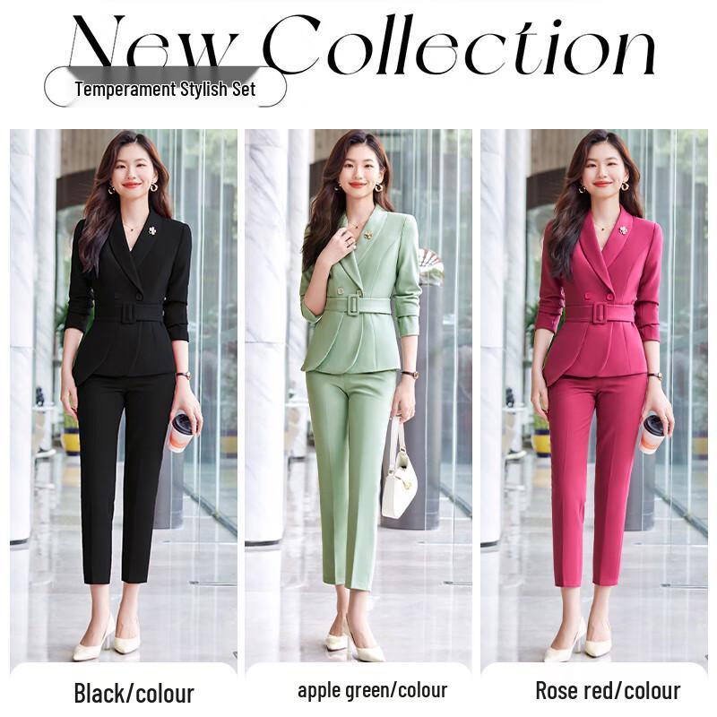 Treloman Women's Professional Business Suit Set
