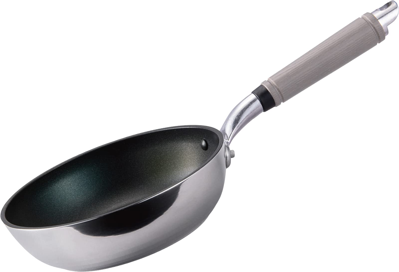 

Hokuriku Aluminum 20cm Lightweight Aluminum Frying Gas Stove Made in Lightest in the Even Frying Passed 2 Million Abrasion Resistance Cast Daikin