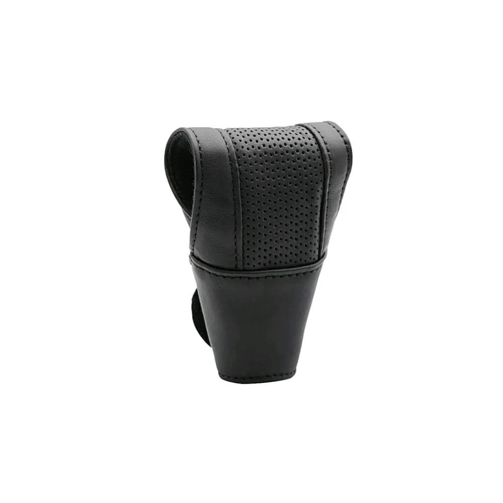 1 Stück Auto Schalthebelabdeckung Leder Schalthebelabdeckung Getriebe Schalthebelknaufschutz Automatikgetriebe Griff Knüppelabdeckung