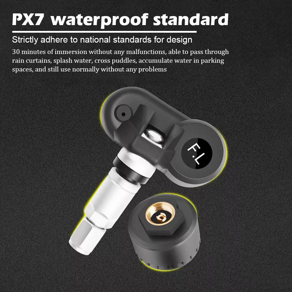 TPMS Solar Auto LCD Display Tire Pressure Monitor Car Tire Intelligent Wireless Pressure Monitoring System Alarm Device Tools