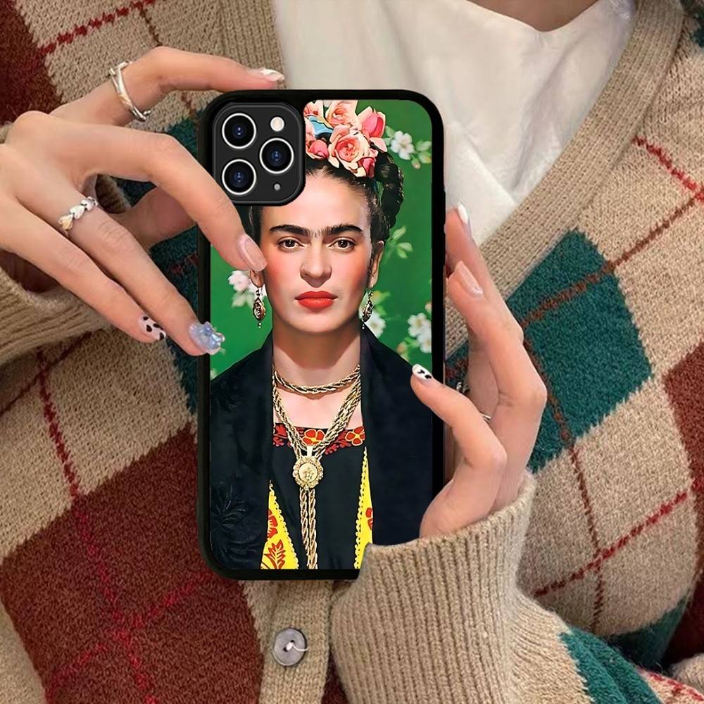 Fashion F-Frida K-KahlosS For IPhone 17 16 15 14 13 12 11 Mini Pro Max Plus PC+TPU Back Phone Cover
