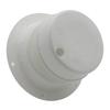 2pcs Vent Cap White Plastic Roof Cover for Trailer Camper 1" to 2 3/8