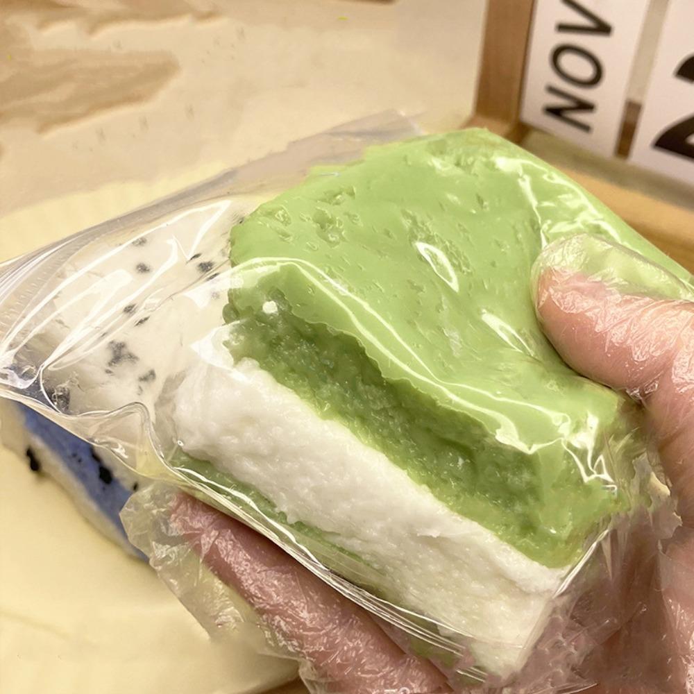 

Матча Тост Игрушка-фиджет Трехслойный Сэндвич Игрушка-фиджет Игра понарошку Тост Игрушки для сжимания Взрослые Style 2