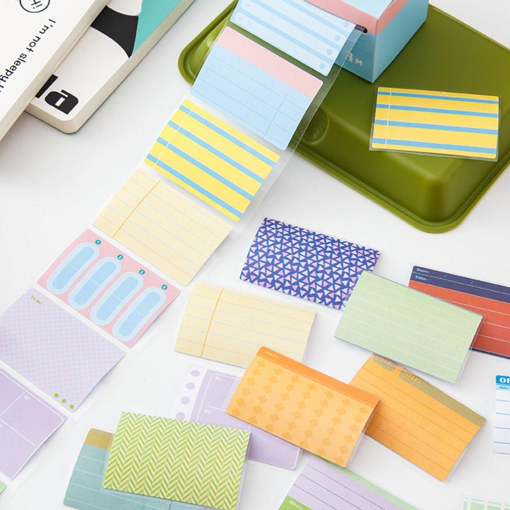 Journal Agenda Adhesive Tape Notes Keypoints Marker Study Sticky Note 3M Memo Pad  Student