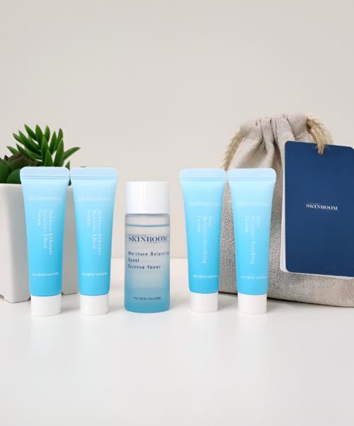 Skinboom 3-teiliges Test-Set [Toner, Serum, Creme] & Reisekosmetik