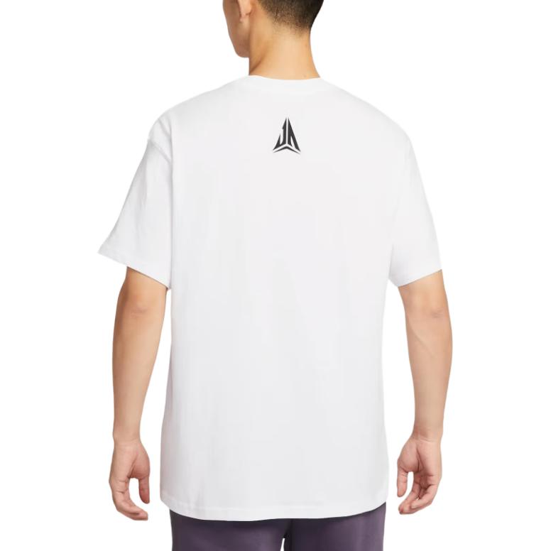 Nike Swoosh Ja Head Loose Ja Morant Fashion Comfortable Soft Skin-Friendly Short Sleeve T-Shirt Men Tops HJ3429-100