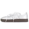 Vl Court Classic Slip Resistant Slip Resistant Low Top Skateboard Shoes Unisex Light Silver JQ2470(Team318-)