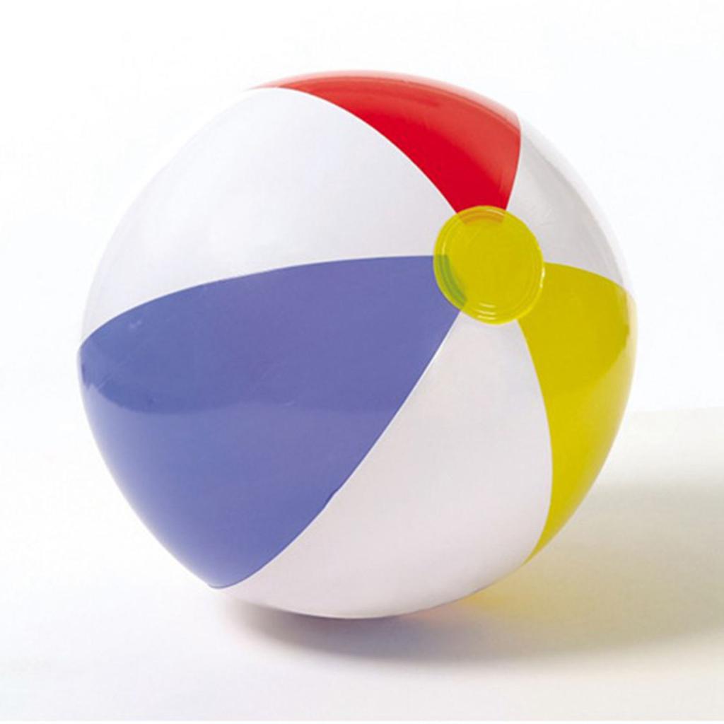 Four Color Beach Ball Inflatable Beach Ball for Swimming Pool Water Sports for Kids Adults 51cm