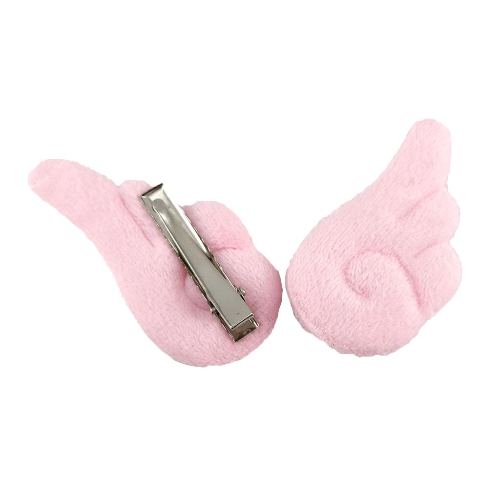 2 Stück/20 Stück 5cm Engelsflügel Super Süße Engelsflügel Plüsch Haarnadel Mädchen Haarspange Accessoires Haarspangen Haargreifer Kopfschmuck