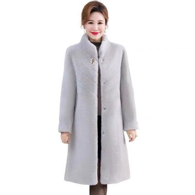 Herbst Winter Verdickt Warme Faux Pelz Mantel Weibliche Lange Imitation Nerz Mantel Plus Größe Pelzmantel