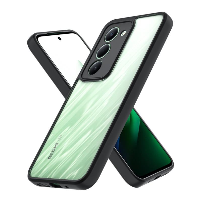 Etui na Redmi 15 5G dla Xiaomi Redmi 15 5G Pokrowiec Prosty czarny matowy futerał Odporny na odciski palców etui na telefon Dla Redmi 15 5G Global