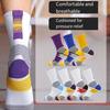Practical Basketball Socks for Man Kids Thickened Towel Bottom Professional Medium Tube Sports for Elite Running Cycling