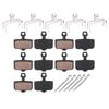 5 Pairs 30MM Mountain Bike Disc Brake Pads Resin SemiMetal Electromobile Brake Pads