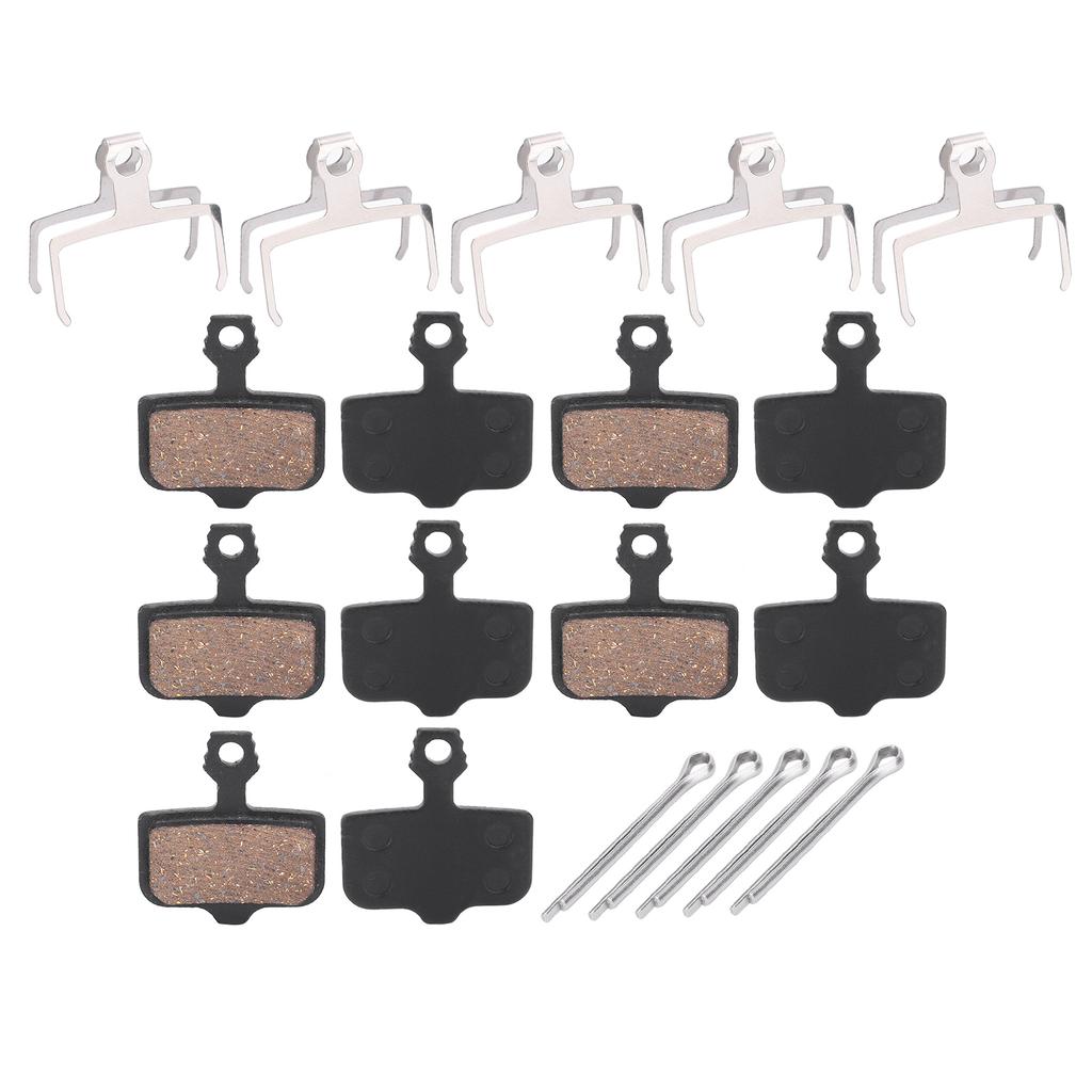 5 Pairs 30MM Mountain Bike Disc Brake Pads Resin SemiMetal Electromobile Brake Pads