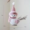 Knitted Hat Scarf Xmas Cute Bird Ornaments Lifelike Handmade Christmas Tree Decor Soft Novelty Winter Bird Pendant Room Decor